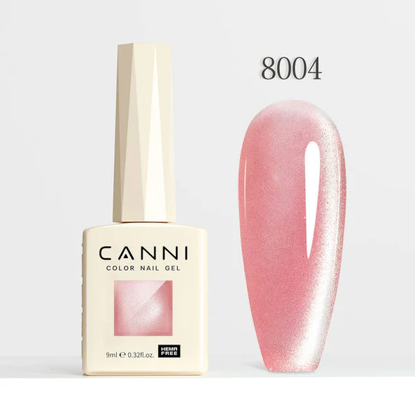 CANNI 9ml Hema Free Esmaltes Permanentes 8001-8008 Shimmer Velvet