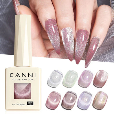 CANNI 9ml Hema Free 8009-8016 Pink Planet Cat Eye (LARGA ENTREGA 21-25 DÍAS)