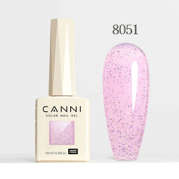 CANNI 9ml Hema Free 8049-8056 Fairy Glitter (LARGA ENTREGA 21-25 DÍAS)