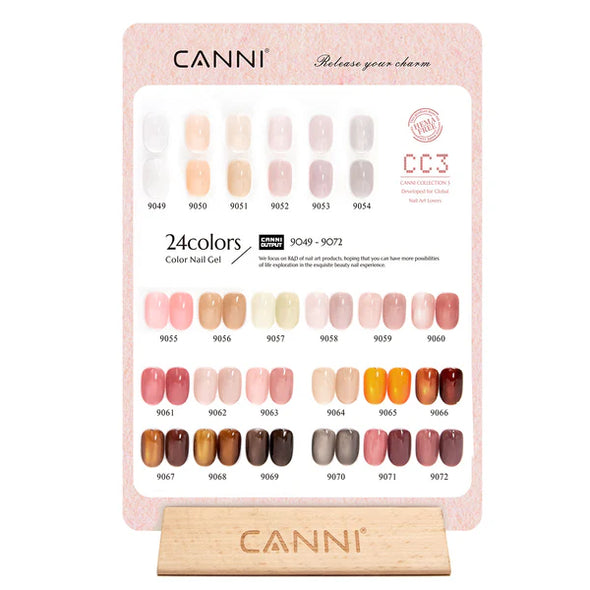 CANNI MUESTRARIO CARTA DE COLORES CC1-CC7