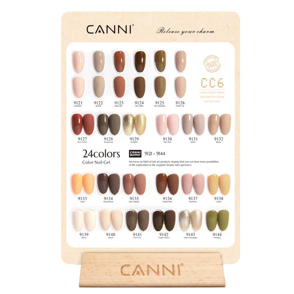 CANNI MUESTRARIO CARTA DE COLORES CC1-CC7