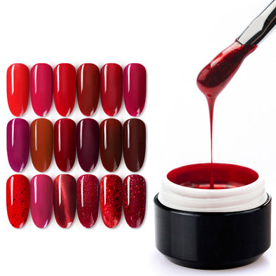 Gel Paint de Color 5ml – Pintura en Gel tonos Rojos