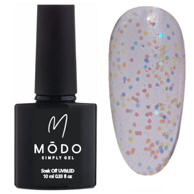 Top Coat sin capa pegajosa MODO 10ml - Rainbow Dots