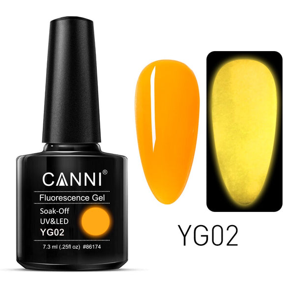 Esmaltes permanentes de uñas CANNI 7.3ml fluorescentes
